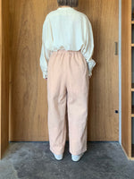 qiri / sashiko jacquard gather pants（ピンク）