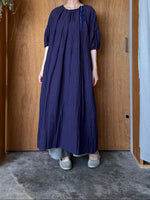 ROBE de PEAU / WRINKLE STRING ONE PIECE (DEEP PURPLE)