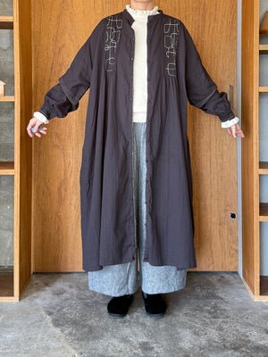 tumugu / コットンモス 2wayワンピース（BLACK）