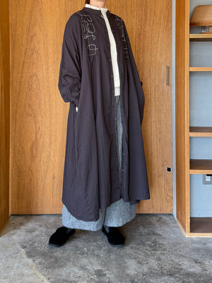 tumugu / コットンモス 2wayワンピース（BLACK）