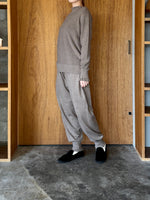 tumugu / ランダムリブニット フリルレギンス（MOLE BROWN）