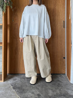 UNIVERSAL SEVEN / アメリカンコットン天竺 ボリュームスリーブPO （グレー）