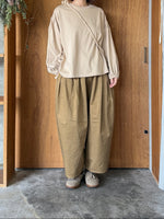 UNIVERSAL SEVEN / アメリカンコットン天竺 ボリュームスリーブPO （ベージュ）