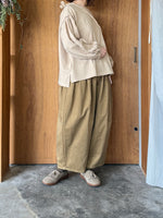 UNIVERSAL SEVEN / アメリカンコットン天竺 ボリュームスリーブPO （ベージュ）