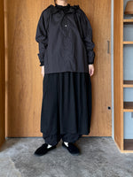 UNIVERSAL TISSU / ナチュラルタイプライター イタリアンフィレレース2wayブラウス（クロ）