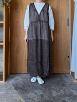 Vlas Blomme / Damask Print　2Wayノースリーブドレス (Blue)