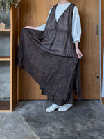 Vlas Blomme / Damask Print　2Wayノースリーブドレス (Blue)