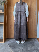 Vlas Blomme / Damask Print　2Wayノースリーブドレス (Blue)