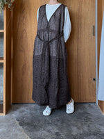 Vlas Blomme / Damask Print　2Wayノースリーブドレス (Blue)