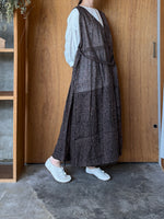 Vlas Blomme / Damask Print　2Wayノースリーブドレス (Blue)