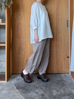 Vlas Blomme / C/L Panama Stripe　プルオーバー (Off White)