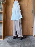 Vlas Blomme / C/L Panama Stripe　プルオーバー (Off White)
