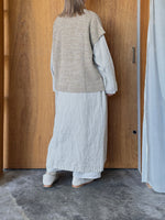 Vlas Blomme / Hemp Cotton Mossy プルオーバージレ(Olive)