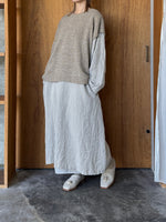 Vlas Blomme / Hemp Cotton Mossy プルオーバージレ(Olive)