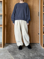 OTOAA / GARMENT DYE SWEAT CREW NECK (GRAPHITE)
