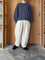 OTOAA / GARMENT DYE SWEAT CREW NECK (GRAPHITE)