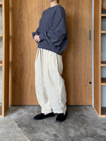OTOAA / GARMENT DYE SWEAT CREW NECK (GRAPHITE)