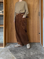 ASEEDONCLÖUD / Railway uniform trousers（Brown）