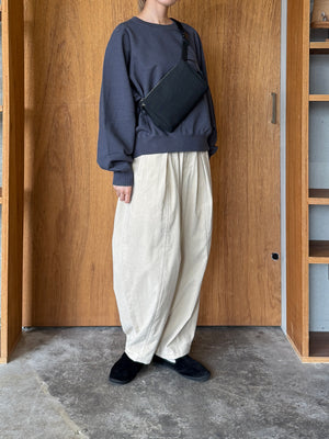 OTOAA / GARMENT DYE SWEAT CREW NECK (GRAPHITE)
