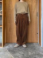 ASEEDONCLÖUD / Railway uniform trousers（Brown）