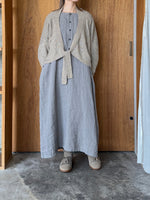 Vlas Blomme / Hemp Cotton Mossy 2Wayケープ(Olive)