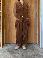 ASEEDONCLÖUD / Railway uniform trousers（Brown）
