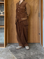 ASEEDONCLÖUD / Railway uniform trousers（Brown）