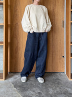 OTOAA / GARMENT DYE SWEAT CREW NECK (BUTTER)