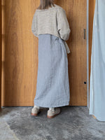 Vlas Blomme / Hemp Cotton Mossy 2Wayケープ(Olive)