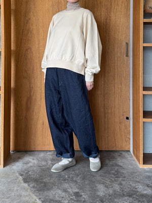 Vlas Blomme / KL Denim テーパードパンツ(Navy)