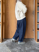 OTOAA / GARMENT DYE SWEAT CREW NECK (BUTTER)