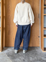 OTOAA / GARMENT DYE SWEAT CREW NECK (BUTTER)
