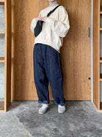 OTOAA / GARMENT DYE SWEAT CREW NECK (BUTTER)