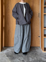 tumugu / レーヨンナイロン ジャケット（CHARCOAL）