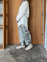GASA*/  砂の記憶 Collarless shirt (ecru)