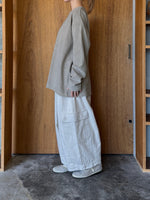 TISSU / オーガニックコットンパイル クルーネックPO（グレージュ）