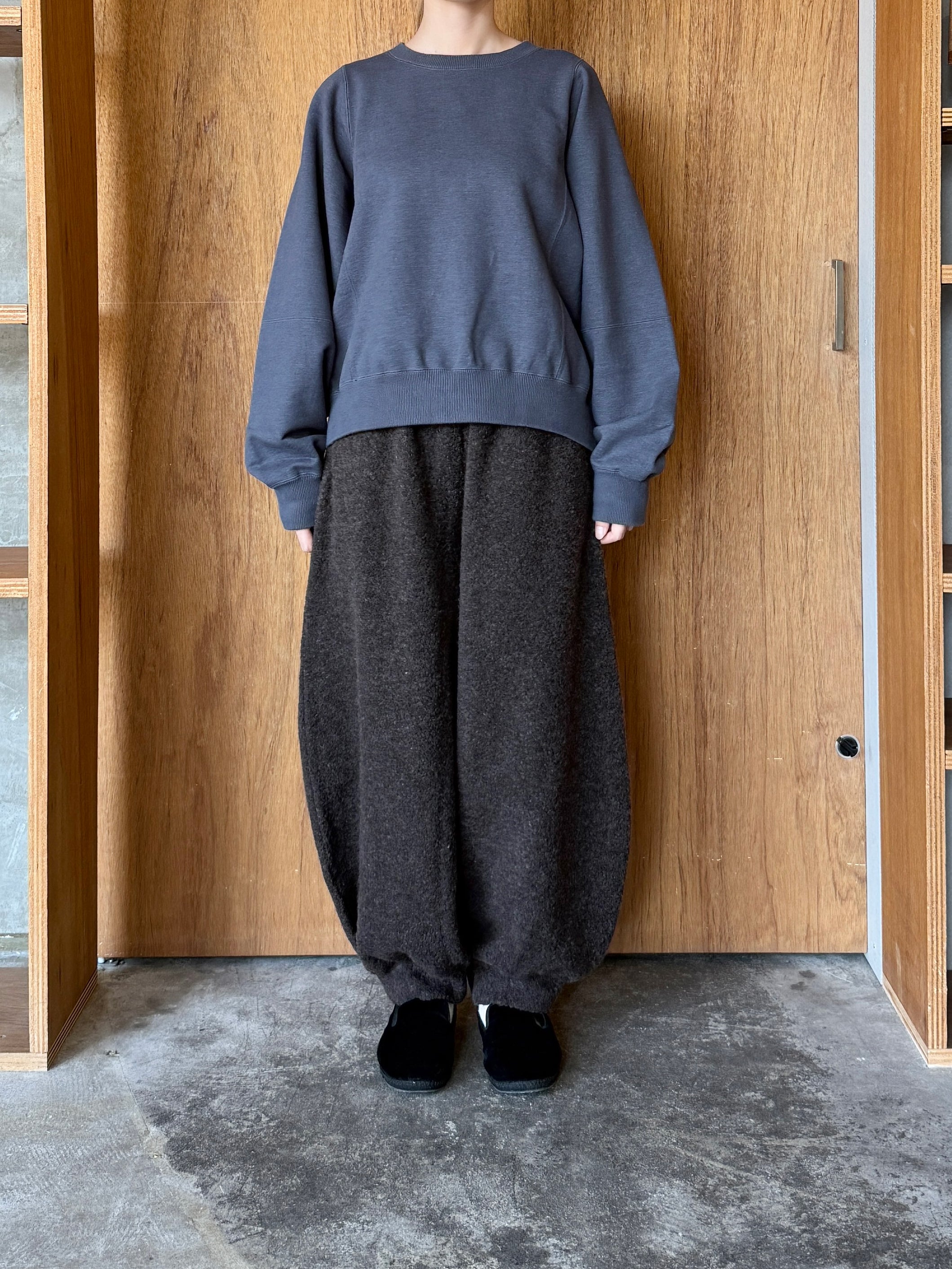 UNIVERSAL TISSU / リサイクルウールパイル イージーバルーンPT（ブラウンパイル）