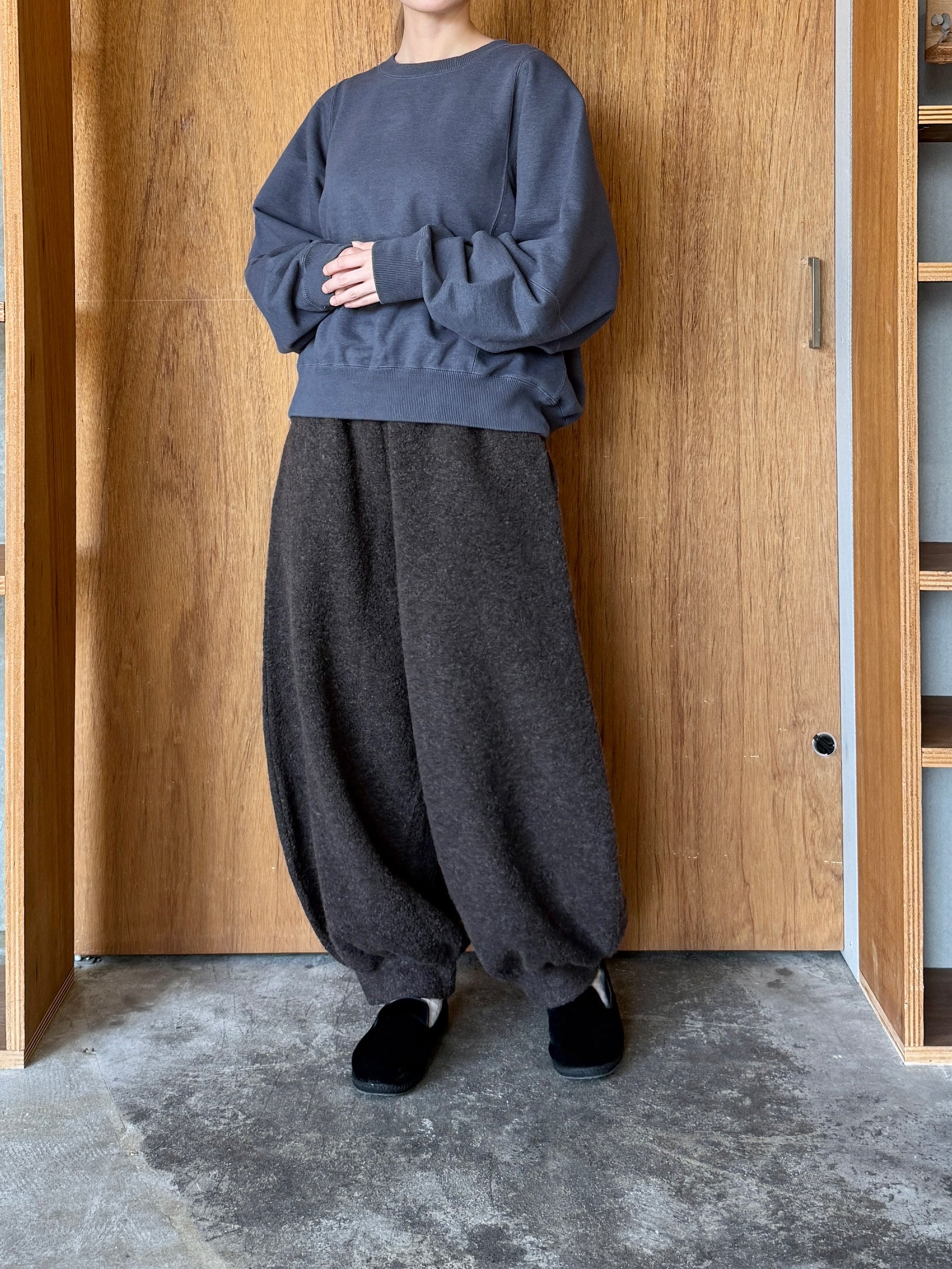 UNIVERSAL TISSU / リサイクルウールパイル イージーバルーンPT（ブラウンパイル）