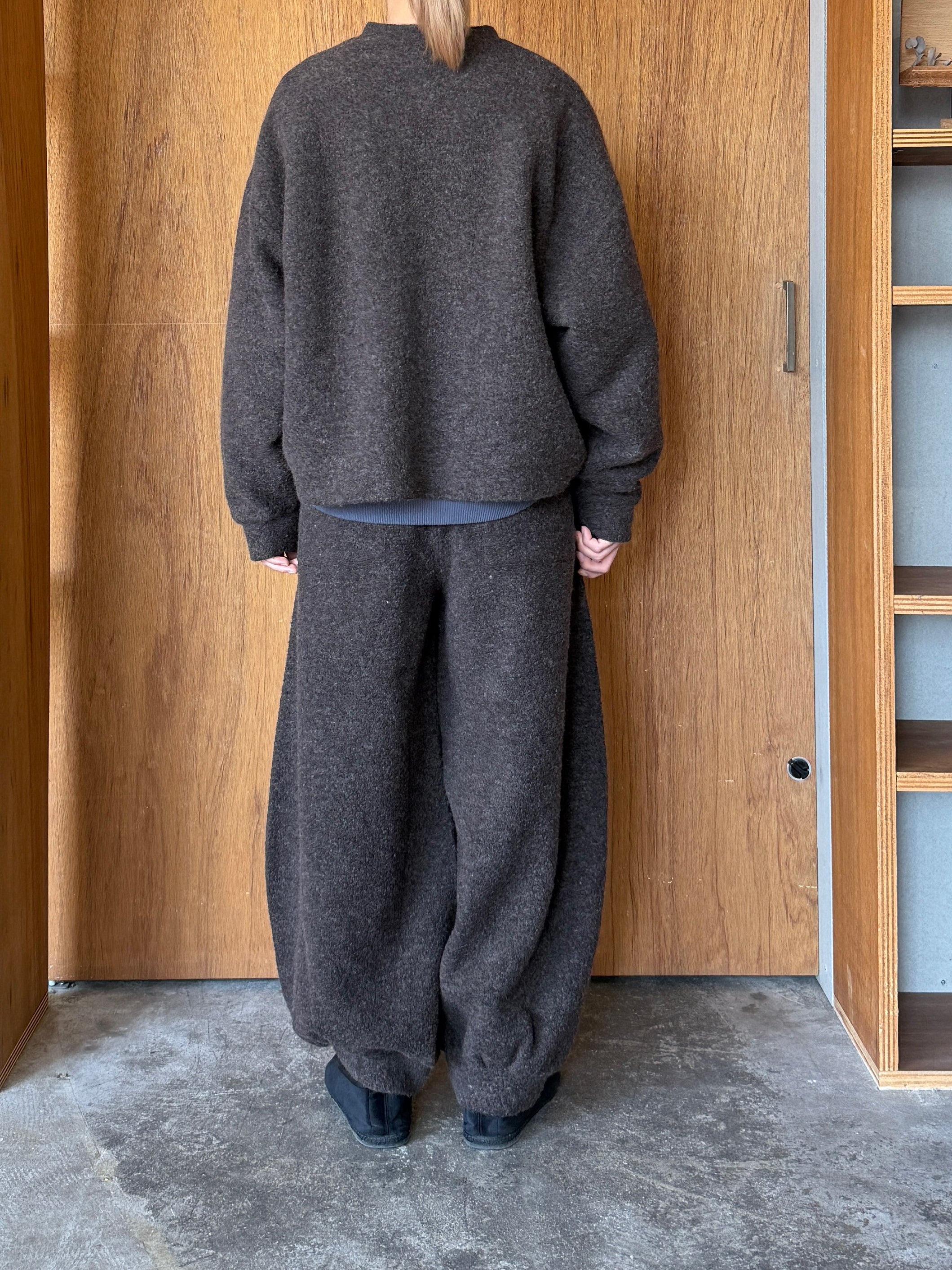 UNIVERSAL TISSU / リサイクルウールパイル イージーバルーンPT（ブラウンパイル）