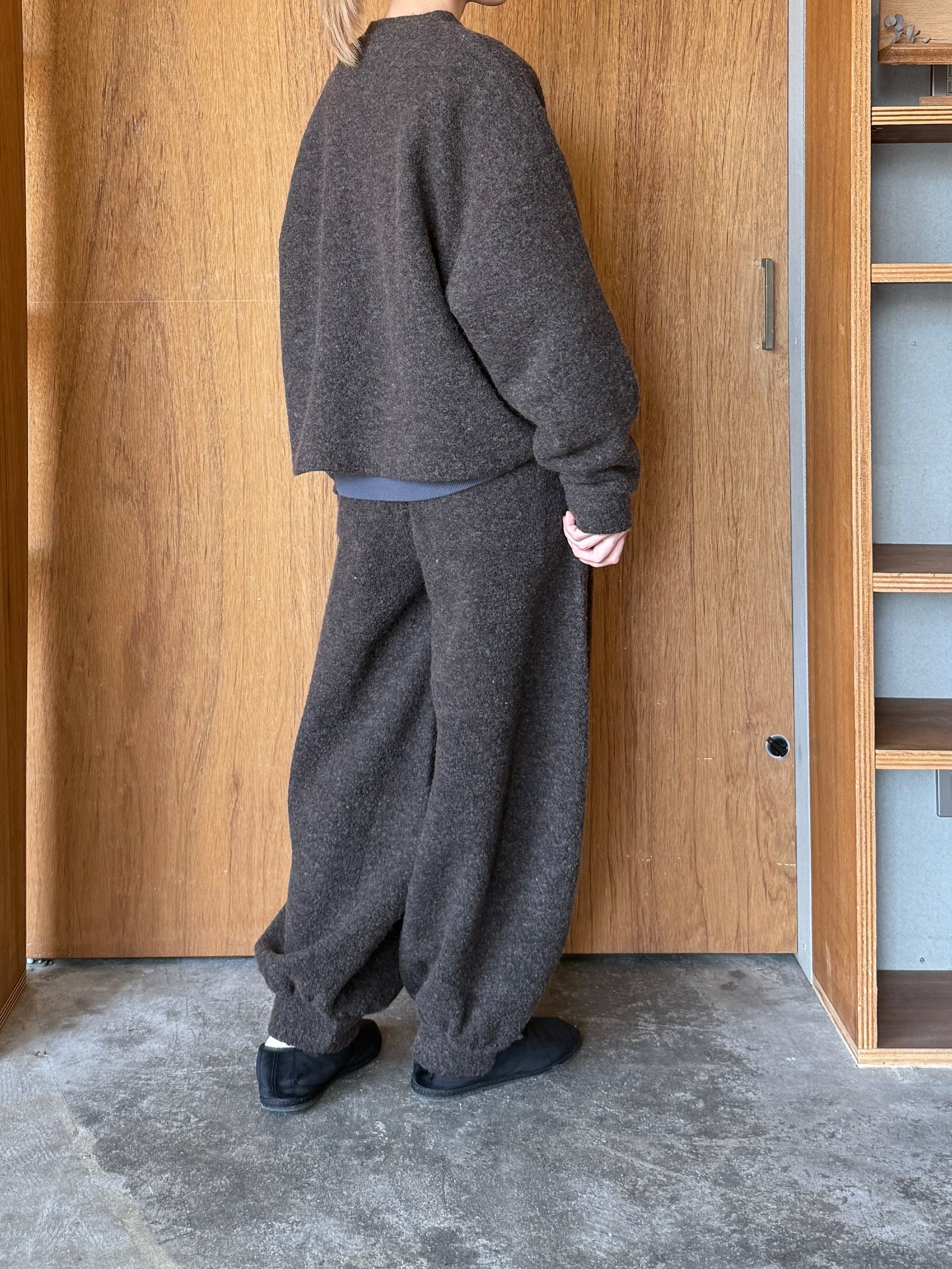 UNIVERSAL TISSU / リサイクルウールパイル イージーバルーンPT（ブラウンパイル）