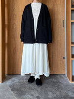 TISSU / クォーターニット Vネックカーディガン（クロ）