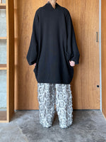 TISSU / クォーターニット コクーンカーディガン（クロ）