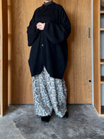 TISSU / クォーターニット コクーンカーディガン（クロ）