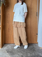 qiri / antique chain embroidery Tee (キナリ)