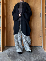 TISSU / クォーターニット コクーンカーディガン（クロ）