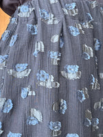 qiri / plie flower JQ  pants (チャコール)
