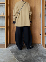 UNIVERSAL TISSU / ウール圧縮 ワイドカーディガン（ベージュ）