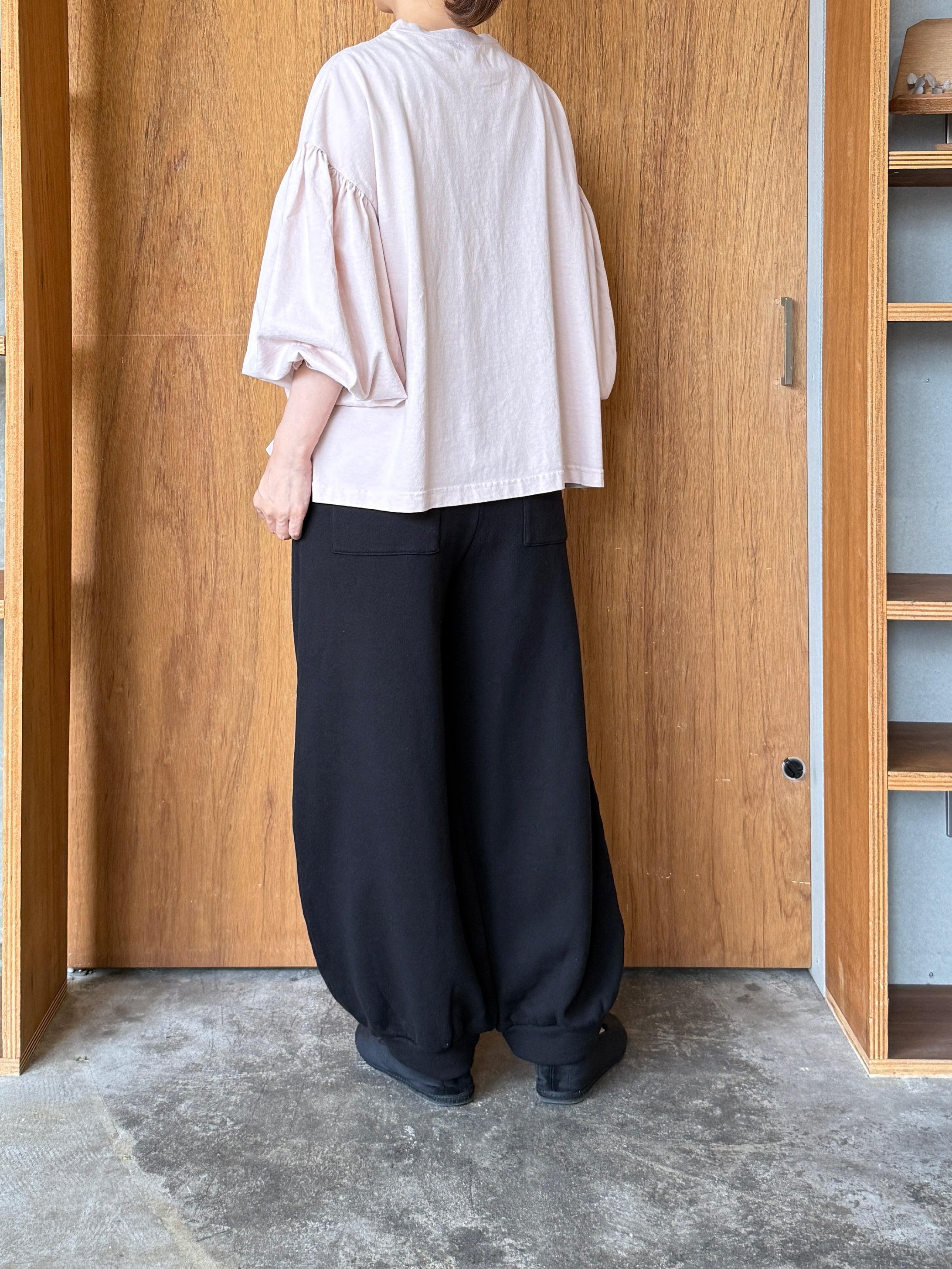 UNIVERSAL  SEVEN / オールUSAコットン 袖口ギャザーPO（スモーキーピンク）