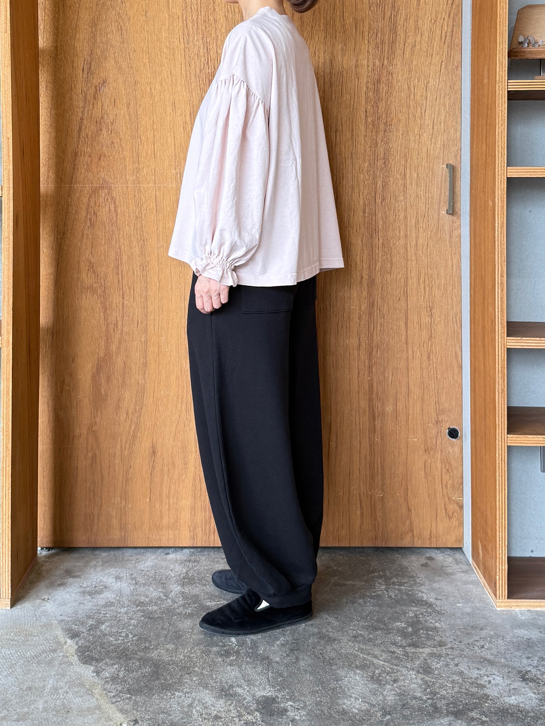 UNIVERSAL  SEVEN / オールUSAコットン 袖口ギャザーPO（スモーキーピンク）