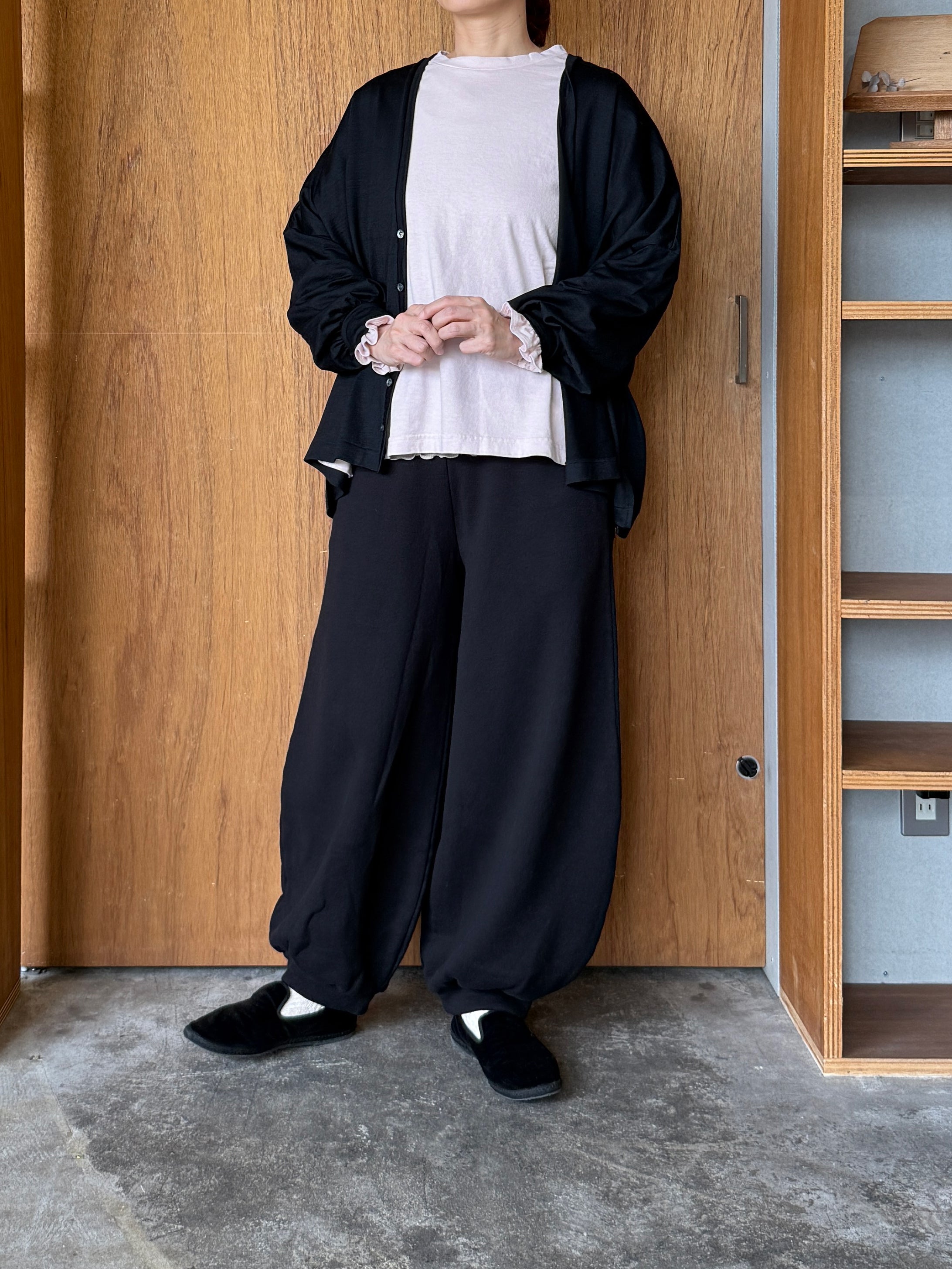 UNIVERSAL  SEVEN / オールUSAコットン 袖口ギャザーPO（スモーキーピンク）